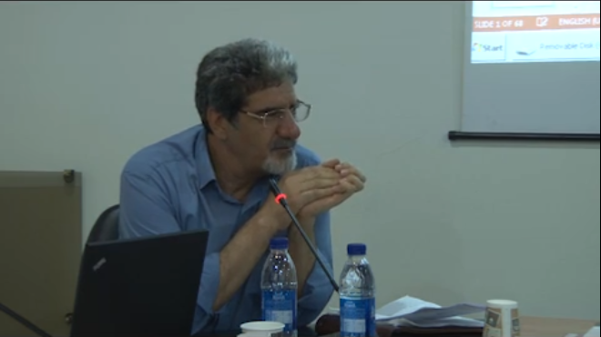 نخستین کارگاه داستان نویسی خاتم - استاد محمد حنیف